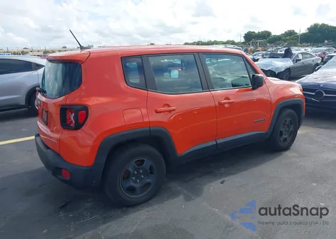 2017 Jeep Renegade Sport Fwd from USA, damaged, VIN ZACCJAAB6HPF88556